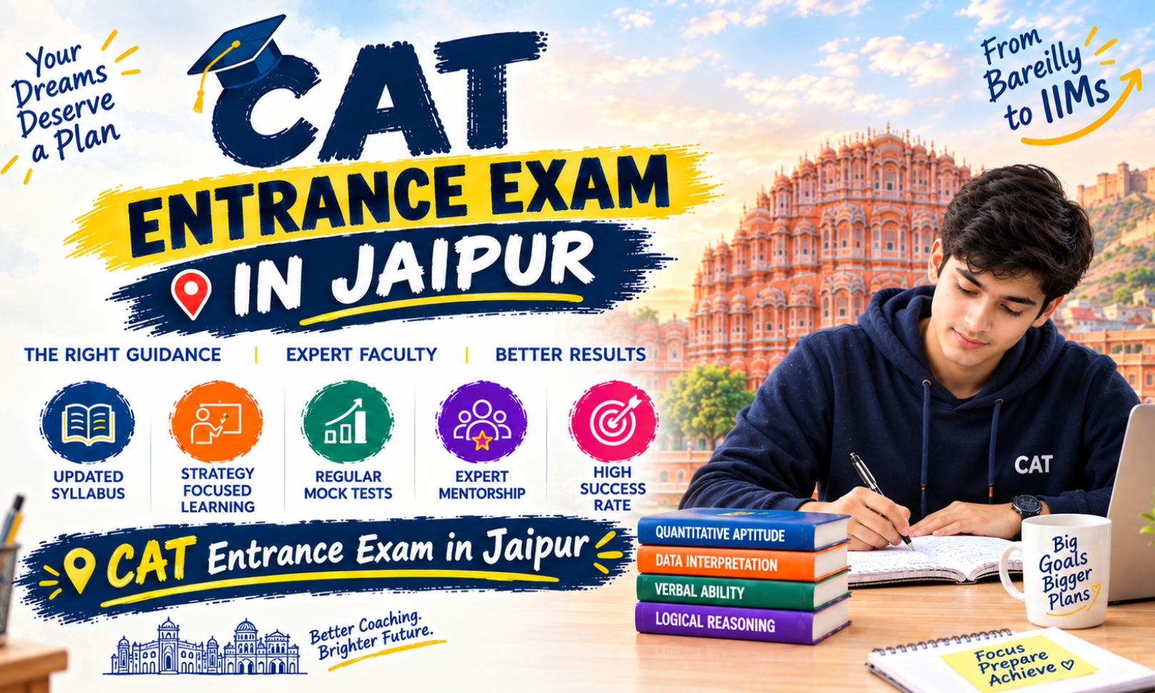 CAT Entrance Exam in Jaipur for CAT Study Preparation